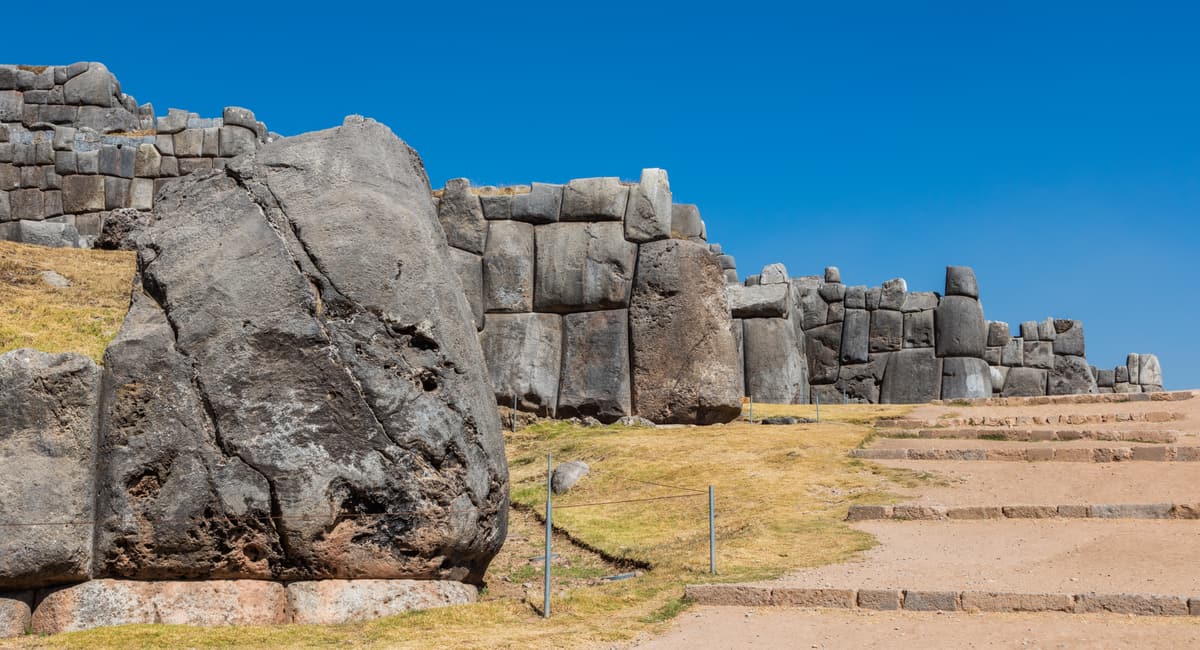 The giant zigzag stone walls of Sacsayhuamán above Cusco
